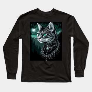 Victorian Silver Bengal Long Sleeve T-Shirt